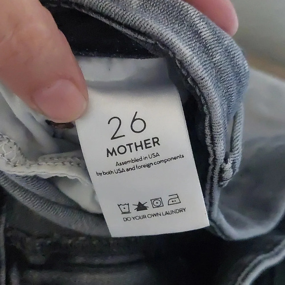 MOTHER DENIM High Waisted Looker in Miss Moody 2 Shoes Racer 26 - Picture 6 of 7